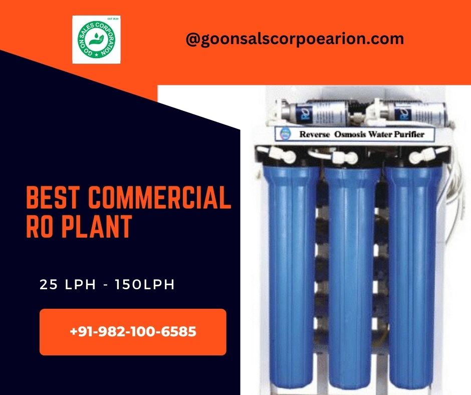 best commercial ro plant manufacturer in india