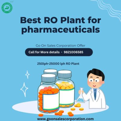 best ro plant for pharmacueticals company